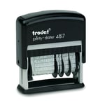 Afbeelding van Trodat Printy 4817 tekst- en datumstempel | zelfinktend | 1 kleur | TRO80640