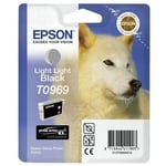 Afbeelding van Epson T0969 inktcartridge licht licht zwart (origineel) | EPST0969401