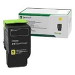 Afbeelding van Lexmark 78C20Y0 toner cartridge geel (origineel) | LEX78C20Y0