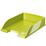 Afbeelding van Leitz 5526 WOW brievenbak | middel hoog | groen metallic | 5 stuks | LEI52263064