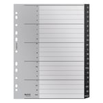 Afbeelding van Leitz Recycle indexen | A4 | plastic | A-Z tabs | 11-gaats | 20 tabs | LEI12190000