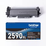 Afbeelding van Brother TN-2590XL toner cartridge zwart hoge capaciteit (origineel) | BROTN-2590XL
