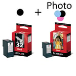 Afbeelding van Lexmark bundel 31(foto color) + 32(black) | LEXB-31-32