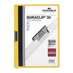 Afbeelding van Durable 22906 Duraclip klemmap | A4 | geel | voor 60 pagina’s | DUR220004