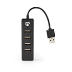 Afbeelding van Nedis USB 2.0-hub | 4 poorten | NEDUHUBU2420BK