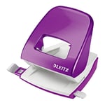Afbeelding van Leitz 5008 NeXXt WOW perforator | metaal | metallic paars | 2-gaats | tot 30 vel | LEI50081062