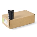 Afbeelding van Zebra 2100 / 02100BK10245 wax ribbon 102mm x 450m 12 stuks (origineel) | ZEB02100BK10245