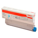 Afbeelding van OKI 46443103 toner cartridge cyaan hoge capaciteit (origineel) | OKI46443103
