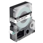 Afbeelding van Epson LC-4WBN9 tape zwart op wit 12 mm (9m) | EPSC53S625416