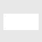 Afbeelding van Kangaro scheidingsstrook | wit | 105 x 240mm | 180 gr. | 100 stuks | KAN707009
