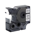 Afbeelding van DYMO S0720900 / 45810 tape wit op transparant 19mm (huismerk) | STS0720900