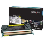 Afbeelding van Lexmark C746A1YG toner cartridge geel (origineel) | LEXC746A1YG