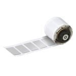 Afbeelding van Brady M71EP-4-7593-SL gelamineerde polyester labels zilver | 27,00 mm x 18,00 mm (origineel) | BRAM71EP-4-7593-SL