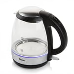 Afbeelding van Domo waterkoker | glas/RVS | 1,2 liter | DOM9218W