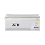 Afbeelding van Canon 059 H toner cartridge geel hoge capaciteit (origineel) | CAN-059HY