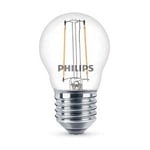 Afbeelding van Philips E27 filament LED-gloeilamp | 2W (25W) | kogelmodel | PHLED00287