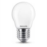 Afbeelding van Philips E27 LED-lamp | 6.5W (60W) | helder wit | mat | kogelmodel | PHLED02364