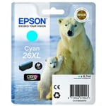 Afbeelding van Epson T2632 nr. 26XL inktcartridge cyaan hoge capaciteit (origineel) | EPST2632