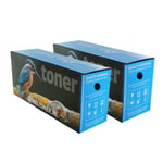Afbeelding van Sneltoner huismerk vervangt HP CF287X nr. 87X toner cartridge zwart hoge capaciteit 2 stuks | STB-CF287XBK2X