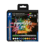 Afbeelding van Staedtler Pigment Arts brushpennen | Nature Colours | 12 stuks | STA371-C12-3