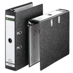 Afbeelding van Leitz 1821 hangordner | A4 | karton | zwart | 80mm | LEI18210000