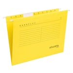 Afbeelding van Atlanta Euroflex verticale hangmap | A4 | V-bodem | geel | 25 stuks | ATL2652742400