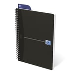 Afbeelding van Oxford 100102565 Smart Black spiraalblok | A5 | geruit | zwart | 90gr. | 90 vel | OXF100102565