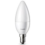 Afbeelding van Philips E14 LED-lamp | 3.5W (25W) | mat | warm wit | kaarsmodel | PHLED00003