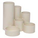 Afbeelding van Maul 4115602 MAULtubo pennenhouder | wit | gerecycled kunststof | 6 vakken | MAU4115602