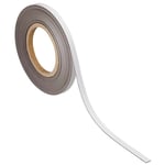 Afbeelding van Maul 6524302 magnetische etiketband | uitwisbaar | 2 cm x 10 m | wit | 1 rol | MAUL6524302
