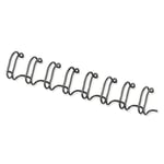 Afbeelding van Fellowes 53218 metalen draadrug | A4 | metaal | zwart | 100 stuks | FEL53218
