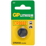 Afbeelding van GP knoopcel batterij CR2032 | lithium | 1 stuk | GPGPCR2032