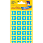 Afbeelding van Avery Zweckform 3011 markeringspunten | 8 mm | blauw | 416 etiketten | AVE3011