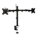 Afbeelding van Kensington K55409WW Smartfit Ergo monitorarm | 2 monitoren | 17-32 inch | zwart | tot 8 kilo | KENK55409WW