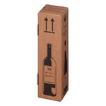 Afbeelding van Smartboxpro 222103020 verzenddoos voor 1 fles | golfkarton | bruin | 20 stuks | SMA222103020