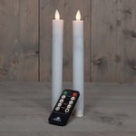 Afbeelding van Anna Collection Led Dinerkaars | 23 cm | wit | bewegende vlam | 2 stuks | AN861NA8841