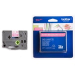 Afbeelding van Brother TZe-MQP35 tape wit op berry rose 12mm x 5m (origineel) | BROTZEMQP35