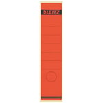 Afbeelding van Leitz 1640 rugetiketten | rood | zelfklevend | breed | 61 mm x 285 mm | 10 etiketten | LEI16400025