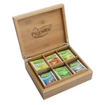 Afbeelding van Pickwick Professional Theekist | bamboe | 6 vakjes | inclusief 6 smaken thee | PIC4057667