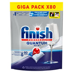 Afbeelding van Finish Quantum All-in-1 Vaatwastabletten | Regular | 80 tabs | QC-FI-01081