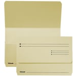 Afbeelding van Esselte pocket-file dossiermap | karton | crème | 25 stuks | ESS15840