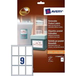 Afbeelding van Avery Zweckform L7108REV-20 productetiketten | wit | rechthoekig | 62 mm x 89 mm | 180 etiketten | AVEL7108REV-20