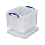 Afbeelding van Really Useful Box opbergdoos | polypropyleen | transparant | 35 liter (tweede kans) | TK-UB35LEU