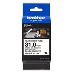 Afbeelding van Brother HSe-261E krimpkous tape zwart op wit | 31 mm x 1,5 m (origineel) | BROHSE-261E