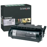 Afbeelding van Lexmark 12A7460 toner cartridge zwart (origineel) | LEX12A7460