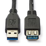 Afbeelding van Goobay USB-verlengkabel | 3 meter | zwart | GOO93999