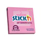Afbeelding van Stick'n memoblok | 360 graden lijmrand | 76 x 76 mm | roze | 100 vel