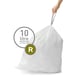 Afbeelding van Simplehuman vuilniszakken | met trekband | code R | 10 liter | 20 stuks