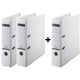 Afbeelding van Leitz 1010 ordner | A4 | plastic | wit | 80 mm | 3 stuks