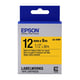 Afbeelding van Epson LK-4YBP tape zwart op pastel geel / 12 mm (origineel)